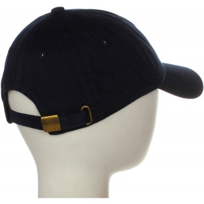 Baseball Caps Embroidery Classic Cotton Baseball Dad Hat Cap Various Design - California Navy - C917X64HR00 $13.55