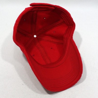 Skullies & Beanies Micro Fleece Low Profile Adjustable Baseball Caps Beanie Balaclava Neck Gaiters - Red - CA126UM71YL $9.72