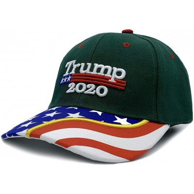 Skullies & Beanies Make America Great Again Donald Trump Cap Hat Unisex Adjustable Hat - 014 Green - CQ18ARCUS4E $9.42