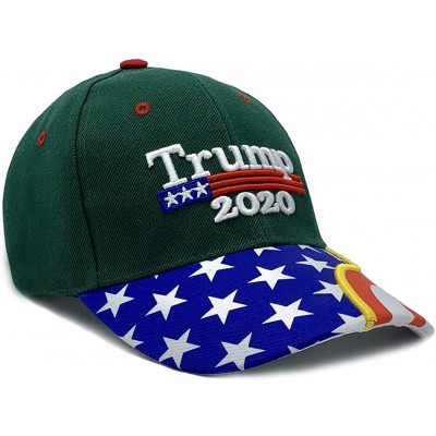 Skullies & Beanies Make America Great Again Donald Trump Cap Hat Unisex Adjustable Hat - 014 Green - CQ18ARCUS4E $9.42