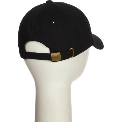 Baseball Caps Custom Hat A to Z Initial Letters Classic Baseball Cap- Black Hat White Black - Letter Y - CX18NKSO473 $14.22