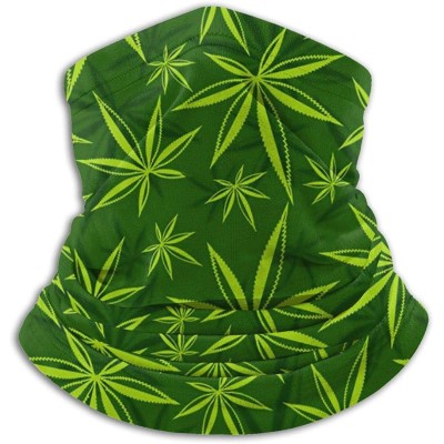 Balaclavas Neck Gaiter Headwear Face Sun Mask Magic Scarf Bandana Balaclava - Cannabis Weed Marijuana Leaves - CL197SDADZ4 $1...