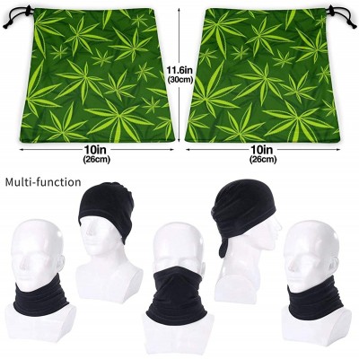 Balaclavas Neck Gaiter Headwear Face Sun Mask Magic Scarf Bandana Balaclava - Cannabis Weed Marijuana Leaves - CL197SDADZ4 $1...