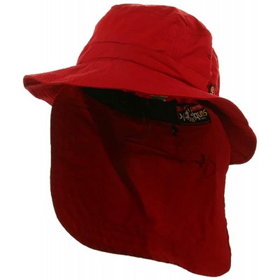 Sun Hats UV 45+ Extreme Vacationer Flap Hats-Red w16s49e - CI111C76RVD $37.05