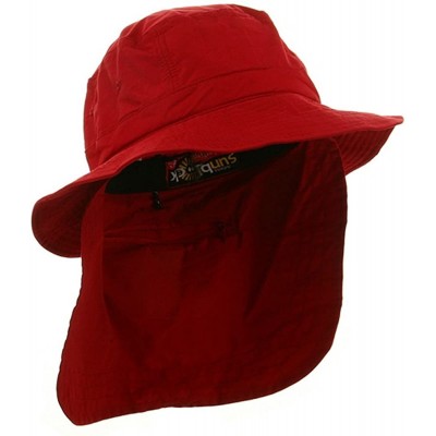 Sun Hats UV 45+ Extreme Vacationer Flap Hats-Red w16s49e - CI111C76RVD $37.05