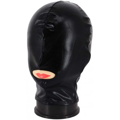 Balaclavas Metallic Cycling Face Neck Mask Hat Ultra Balaclava Hood - Black-cover Eyes - CC18X9UERZS $11.27
