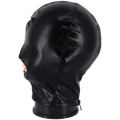 Balaclavas Metallic Cycling Face Neck Mask Hat Ultra Balaclava Hood - Black-cover Eyes - CC18X9UERZS $11.27