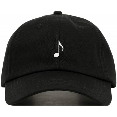 Baseball Caps Music Note Baseball Hat- Embroidered Dad Cap- Unstructured Soft Cotton- Adjustable Strap Back (Multiple Colors)...