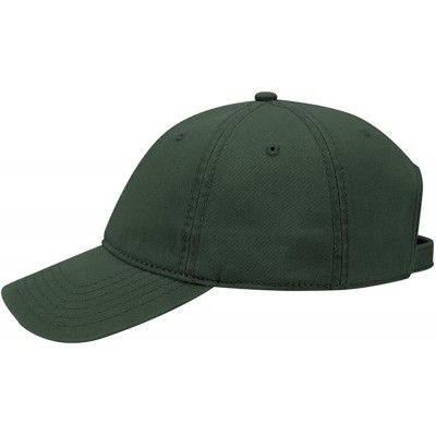 Sun Hats 6 Panel Low Profile Garment Washed Superior Cotton Twill - Dk. Green - C512IVB9E7V $11.44