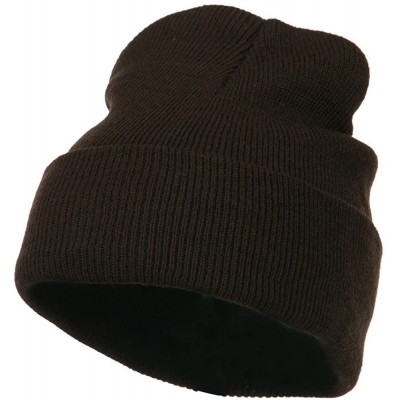 Skullies & Beanies Super Stretch Knit Watch Cap Beanie - Brown - C011LUGUY6P $8.97