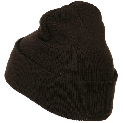 Skullies & Beanies Super Stretch Knit Watch Cap Beanie - Brown - C011LUGUY6P $8.97