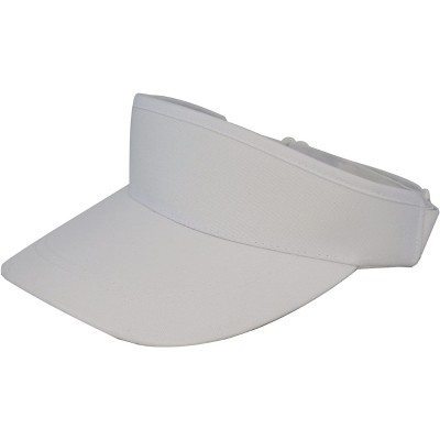 Visors Deluxe Pro Style Visor - White - CV11HL7IVHV $12.18