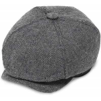 Newsboy Caps Newsboy Hat Cap for Men Women Gatsby Hat for Men 1920s Mens Gatsby Costume Accessories - Gray - C818H4960L5 $13.12