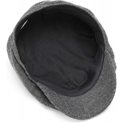 Newsboy Caps Newsboy Hat Cap for Men Women Gatsby Hat for Men 1920s Mens Gatsby Costume Accessories - Gray - C818H4960L5 $13.12