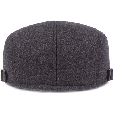Newsboy Caps Men's Classic Cotton Flat Ivy Gatsby Cabbie Newsboy Cap Hat - Style2_grey - CM18IG739Z3 $27.78