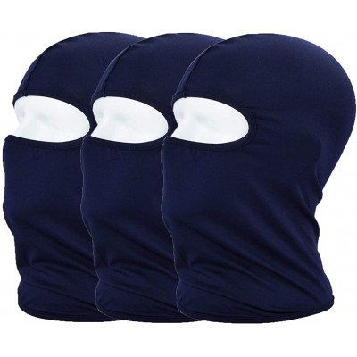 Balaclavas Balaclava Sun/uv face mask UPF 50+ ski mask Neck Gaiter face Scarf Outdoor Sports 3pack - Navyx3 - C518E00EZM6 $15.68