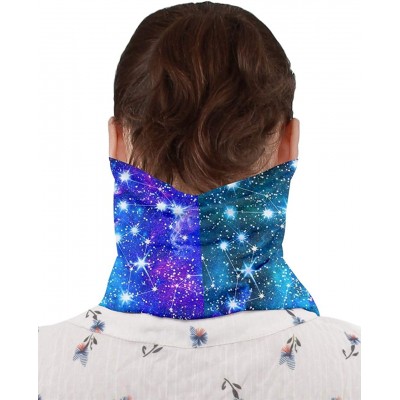 Headbands Womens Starry Night Sky Moon Stars Space Constellations Planets Mrs Frizzle Face Mask Bandanas Headbands - CN198SCH...