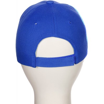 Baseball Caps Classic Baseball Hat Custom A to Z Initial Team Letter- Blue Cap White Black - Letter D - CV18IDTLIEK $12.57