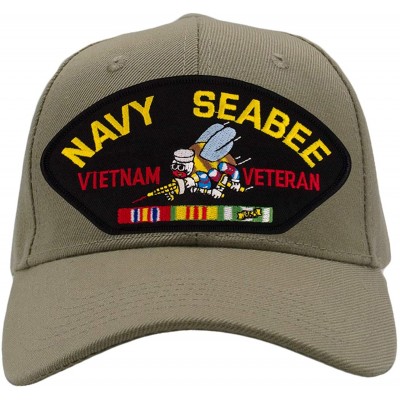 Baseball Caps US Navy Seabee - Vietnam War Veteran Hat/Ballcap Adjustable One Size Fits Most - CB18K3T0GAU $49.79