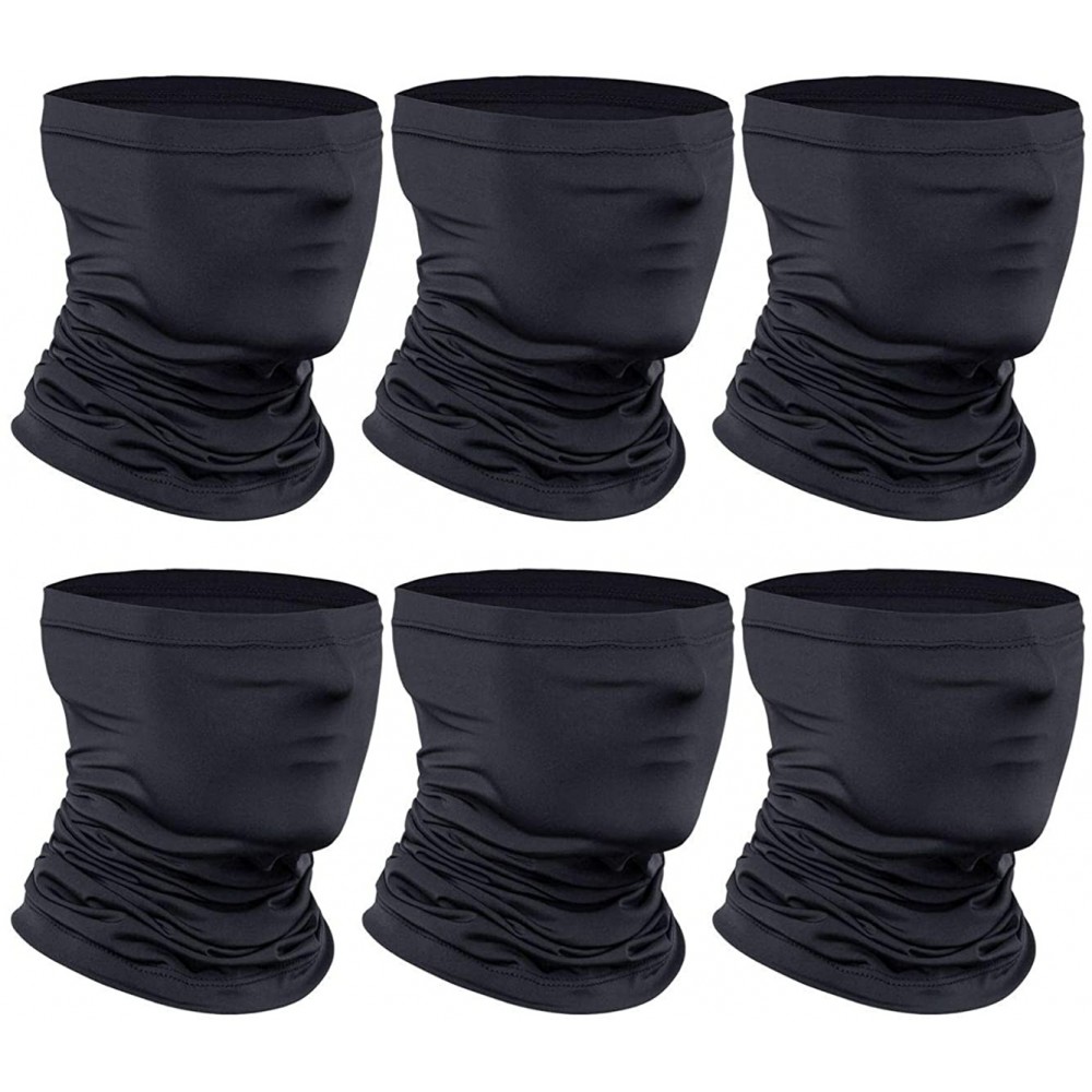 Balaclavas Sunscreen Breathable Bandana Cycling - Black - CR1983RDCN8 $23.04