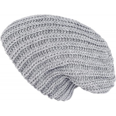 Skullies & Beanies Cable Knit Slouchy Chunky Oversized Soft Warm Winter Solid Beanie Hat - Gray - C618I6LYN6S $9.36