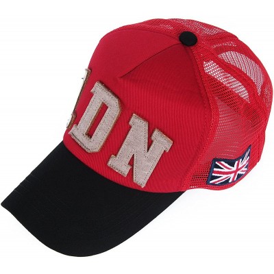 Baseball Caps Mesh Back Baseball Cap Trucker Hat 3D Embroidered Patch - Color8-1 - C011YPYM2EV $13.36