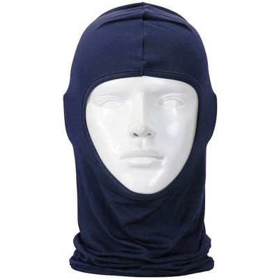 Balaclavas Outdoor Sports Elastic Breathable Sun-Resistant Anti-dust Polyester Bike Hat - Blue - CJ11SKYO245 $11.71