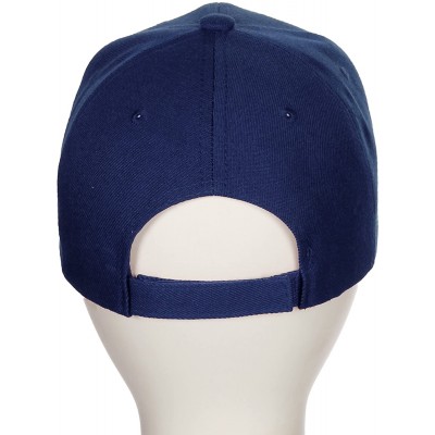 Baseball Caps Classic Baseball Hat Custom A to Z Initial Team Letter- Navy Cap White Black - Letter S - CM18IDT90GI $11.18