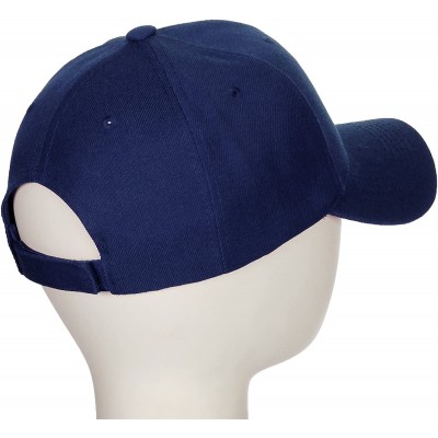 Baseball Caps Classic Baseball Hat Custom A to Z Initial Team Letter- Navy Cap White Black - Letter S - CM18IDT90GI $11.18