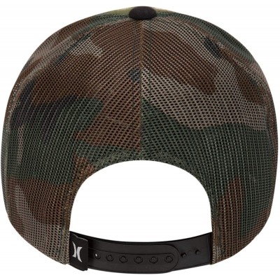 Baseball Caps Men's Logo Patch Trucker Baseball Cap - Legion Green - CA18TQIL9DX $43.46