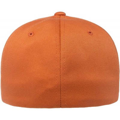 Baseball Caps Men's Athletic Baseball Fitted Cap - Orange - CB192X8KNAE $18.76