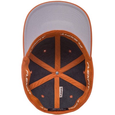 Baseball Caps Men's Athletic Baseball Fitted Cap - Orange - CB192X8KNAE $18.76