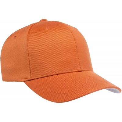 Baseball Caps Men's Athletic Baseball Fitted Cap - Orange - CB192X8KNAE $18.76