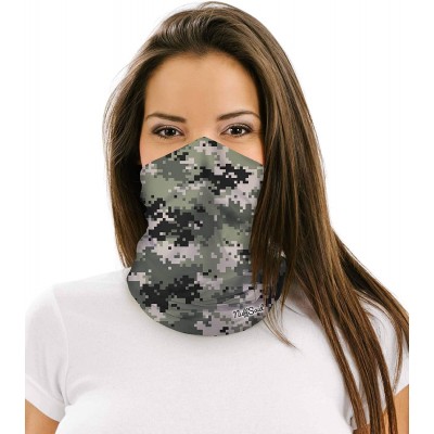 Balaclavas 12 in 1 Multifunctional Headwear Face Mask Headband Neck Gaiter - Forest Digital Camo - C6197CO6MII $14.44