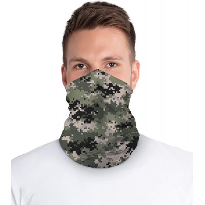 Balaclavas 12 in 1 Multifunctional Headwear Face Mask Headband Neck Gaiter - Forest Digital Camo - C6197CO6MII $14.44