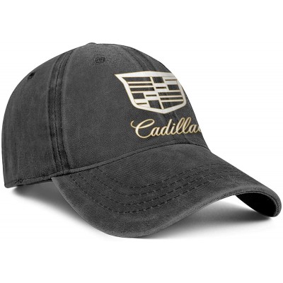 Baseball Caps Men Fashion Denim Hats Cricket Cadillac-3D-effect-flag-infinity- Vintage Baseball Cap Team Womens Caps - CJ18Y6...