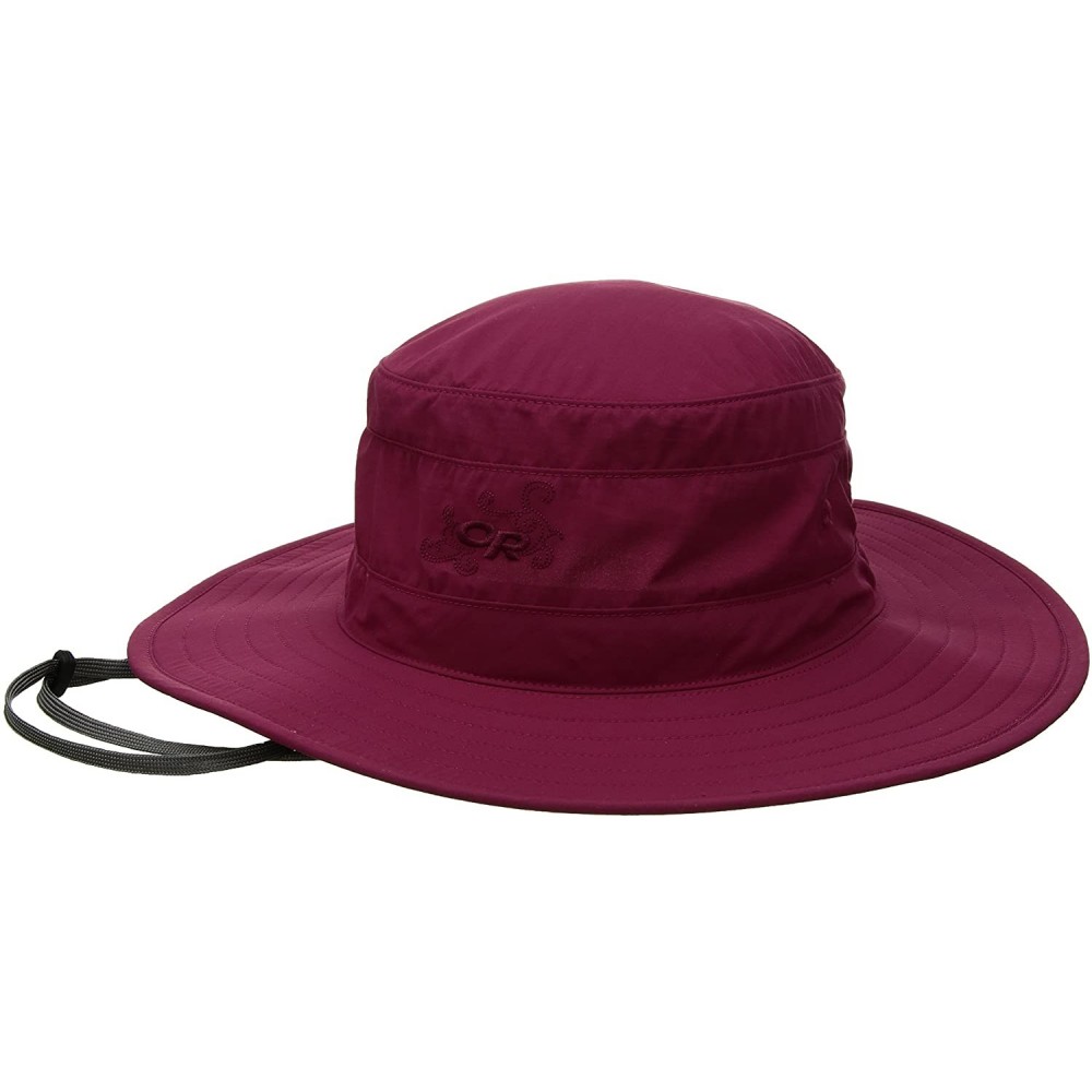 Sun Hats Women's Solar Roller Sun Hat - Breathable UV Protection - Raspberry - CL189Z4HCG5 $42.89