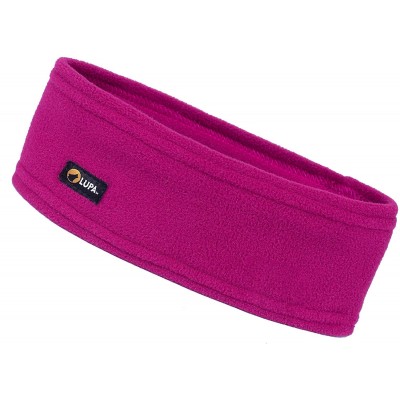 Cold Weather Headbands Canadian Handmade Unisex Triple-Layer Micro Fleece Headband - Fuchsia - CE18HE4D9GD $11.94