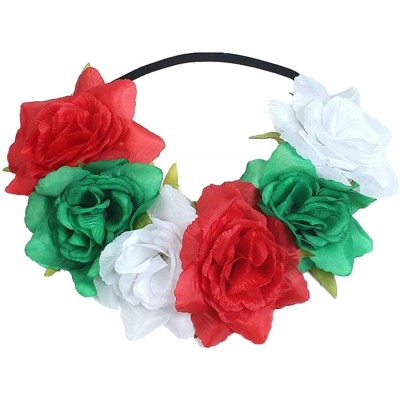 Headbands Flower Headband Stretch Elastic Costumes - Christmas Headband - C418YY06A7H $10.46