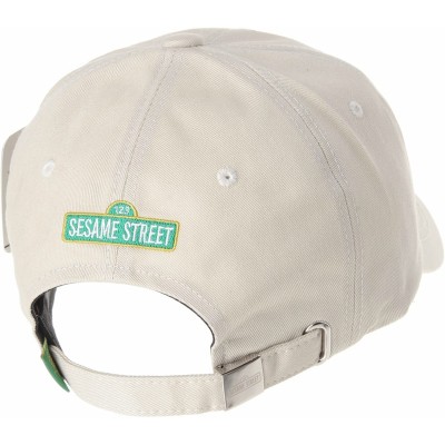 Baseball Caps The Sesame Street Cookie Monster Embroidery Ball Cap HL1656 - Beige - C9182EK6DWC $33.08