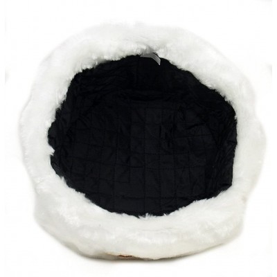 Skullies & Beanies Russian Fur Hat Ushanka Military WHITE XL (62) Imperial Eagle Chrest Badge - CI11FWLHK61 $49.85