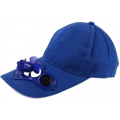 Sun Hats 2018 New Camping Hiking Peaked Cap with Solar Powered Fan Baseball Hat Cooling Fan Cap - D - CD18G7K34AX $17.07