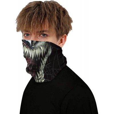 Balaclavas Seamless Rave Bandana Neck Gaiter Tube Headwear Bandana- Motorcycle Face Bandana for Women Men Face Scarf - 21 - C...