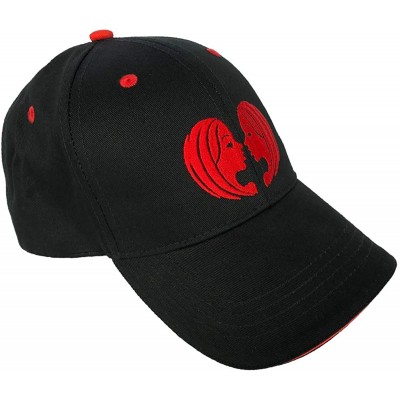 Baseball Caps 100% Cotton Baseball Cap Zodiac Embroidery One Size Fits All for Men and Women - Gemini/Red - CB18IDQ5DI4 $18.40