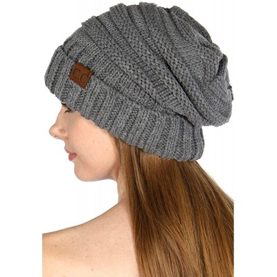 Skullies & Beanies Beanies for Women - Slouchy Knit Beanie hat for Women- Soft Warm Cable Winter Chunky Hats - C618QKS0QOS $1...