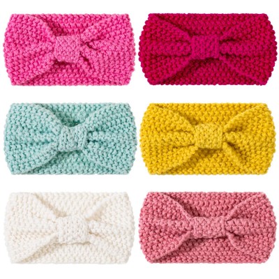 Cold Weather Headbands Headbands Warmers Accessories Scrunchies - Candy Colors - CQ1943CHGKI $20.87