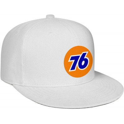 Baseball Caps Men/Women Print One Size Oil Logo Gas Station Plain Hat Flat Brim Baseball Cap - White-57 - CS18WL2CUUQ $14.36