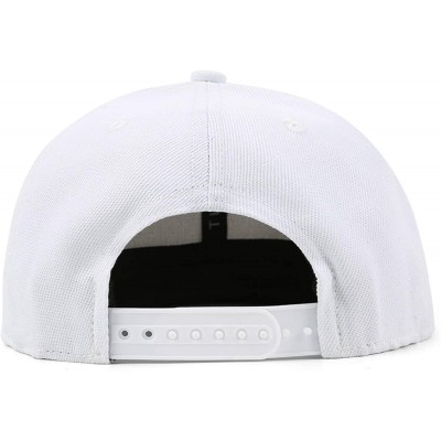 Baseball Caps Men/Women Print One Size Oil Logo Gas Station Plain Hat Flat Brim Baseball Cap - White-57 - CS18WL2CUUQ $14.36