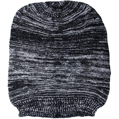 Skullies & Beanies 2 Pack Winter Slouchy Beanie Hat for Women & Men- Knit Soft Cozy Oversized Warm Hats - D-bkgr - CD18HSNL4Y...