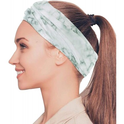 Balaclavas Texture Gaiters Seamless Recreation - Aqua Marble - C3197QECE9E $13.88